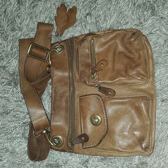 Roots Saddle Bag Tribe Leather - Picture 1 of 3